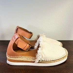 See by Chloe -  Women's Ankle Strap Platform Espadrilles